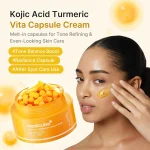 ميديكوب كريم كبسولات بالكوجيك أسيد والكركم لتفتيح وتوحيد لون البشرة 53 جم Medicube Kojic Acid Turmeric Vita Capsule Cream 53g