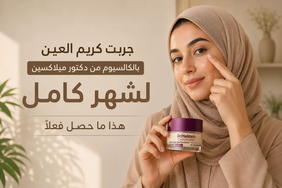 جربت كريم العين بالكالسيوم من دكتور ميلاكسين لشهر كامل - هذا ما حصل فعلاً