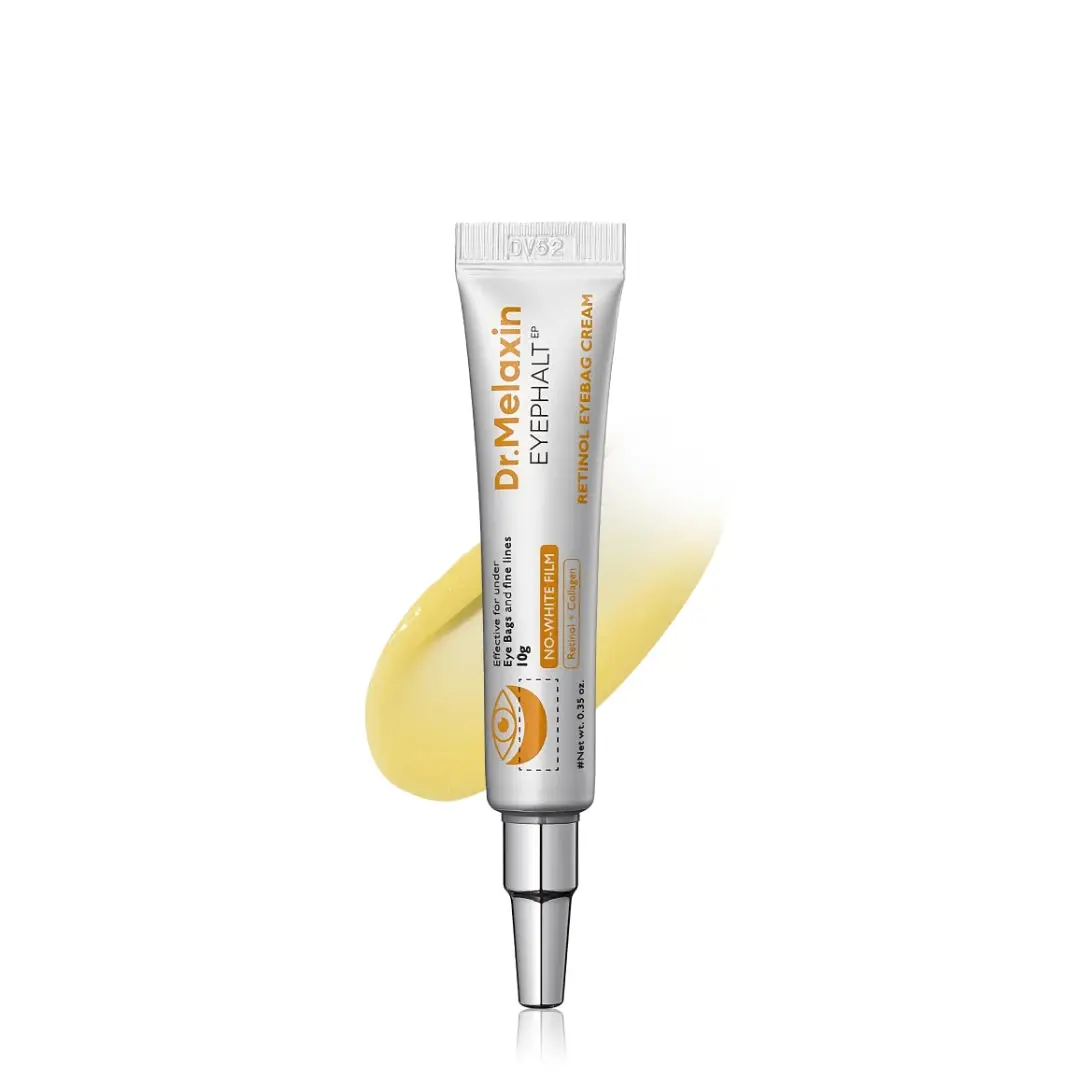 دكتور ميلاكسين كريم ريتينول لمنطقة تحت العين 10 جم Dr.Melaxin Eyephalt Retinol Eyebag Cream For All Skin Types 10 g