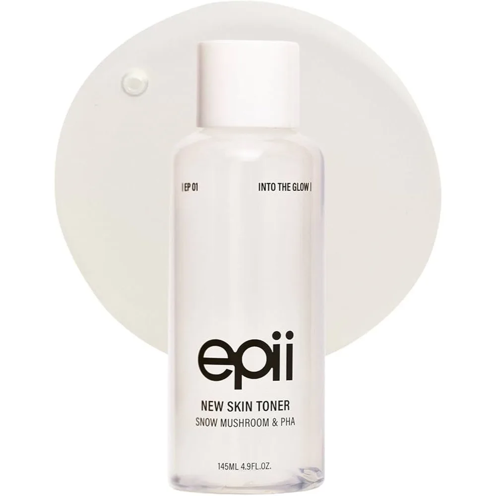 epii New Skin Toner Snow Mushroom & PHA – 145 ml 3 تونر ابي نيو سكين مشروم الثلج ضد التجاعيد الدقيقة 145مل