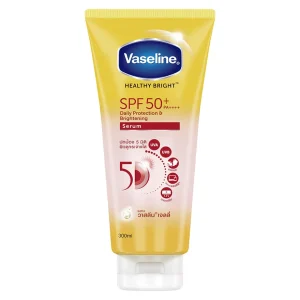 سيروم فازلين هيلثي برايت واقي شمس SPF50 مفتح للجسم 290مل