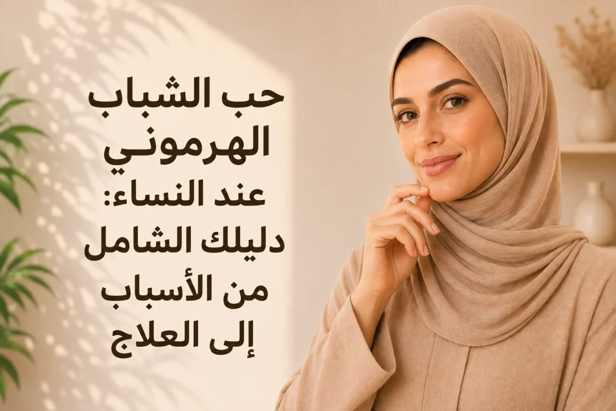 حب الشباب الهرموني عند النساء دليلك الشامل من الأسباب إلى العلاج