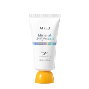 Anua Mineral Weightless Finish Sunscreen SPF50 PA++++ 50ml