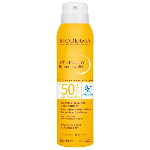 بخاخ بيوديرما فوتوديرم بروم انفيزيبل واقي شمس للبشرة الحساسة SPF50+ 150مل بخاخ بيوديرما فوتوديرم بروم انفيزيبل واقي شمس للبشرة الحساسة SPF50+ 150مل